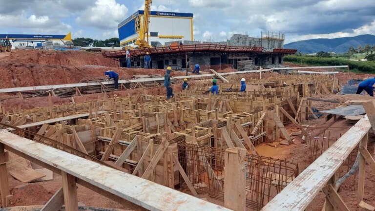 Imagem estágio de obra