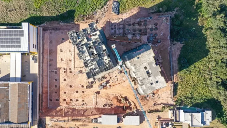 Imagem estágio de obra