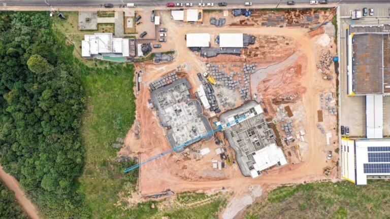 Imagem estágio de obra