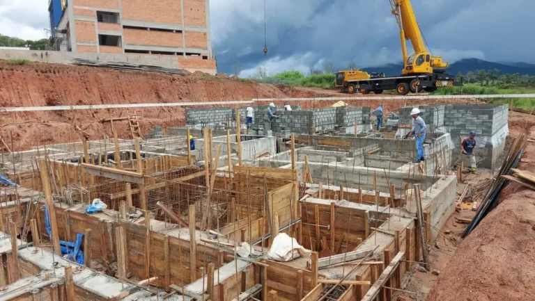 Imagem estágio de obra